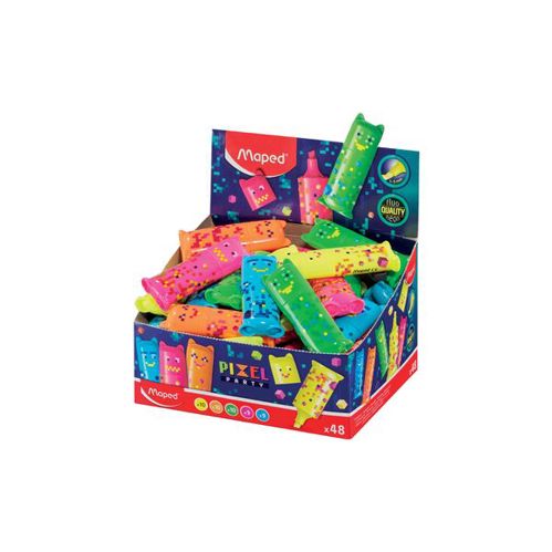 Mini PIXEL PARTY Textmarker - 48er Display