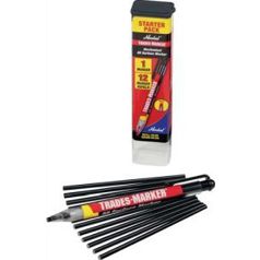 Trades-Marker Starter Pack - Roter Halter mit 12 Nachfüllminen